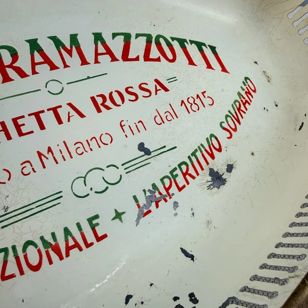 Felsina Ramazzotti Advertising Metal Tray Prager & Loida Berlin 1905 Antique